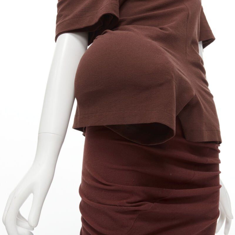 Comme des Garcons rare COMME DES GARCONS 1997 Lumps Bumps padded irregular cut top skirt set M Size M / US 6-8 / IT 42-44 - 2 Thumbnail