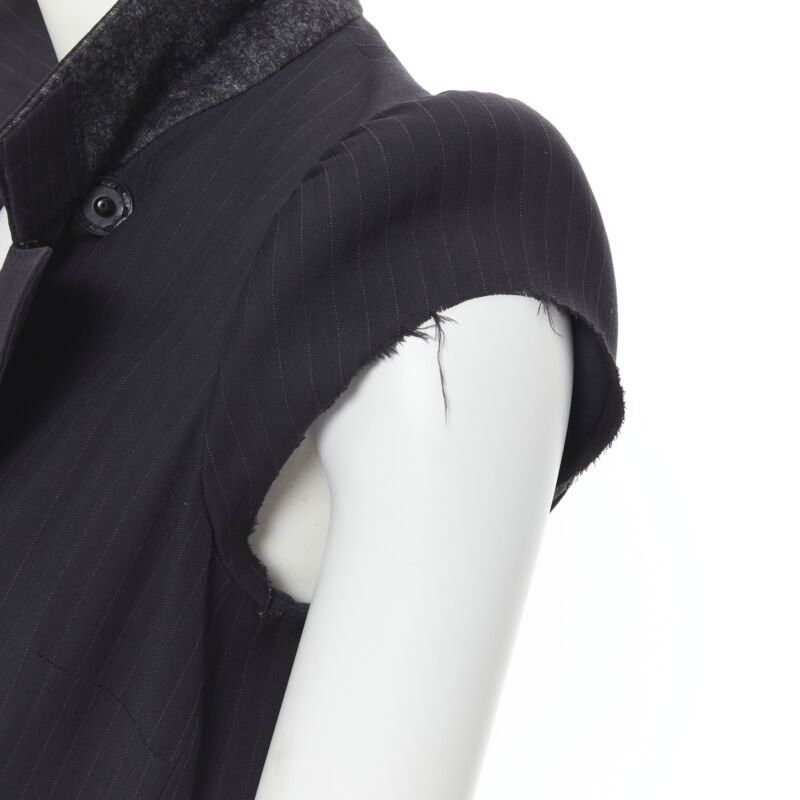 Maison Margiela rare MAISON MARGIELA 1990 deconstructed padded shoulder cigarette jacket IT40 Size S / US 4 / IT 40 - 2 Thumbnail