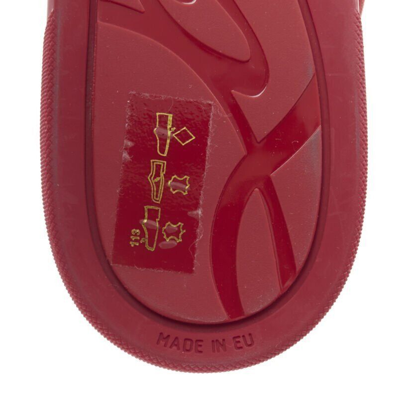 Christian Louboutin new CHRISTIAN LOUBOUTIN Sailor Boat red suede degrade strass low sneaker EU41.5 Size US 8.5 / EU 41-42 - 11 Thumbnail