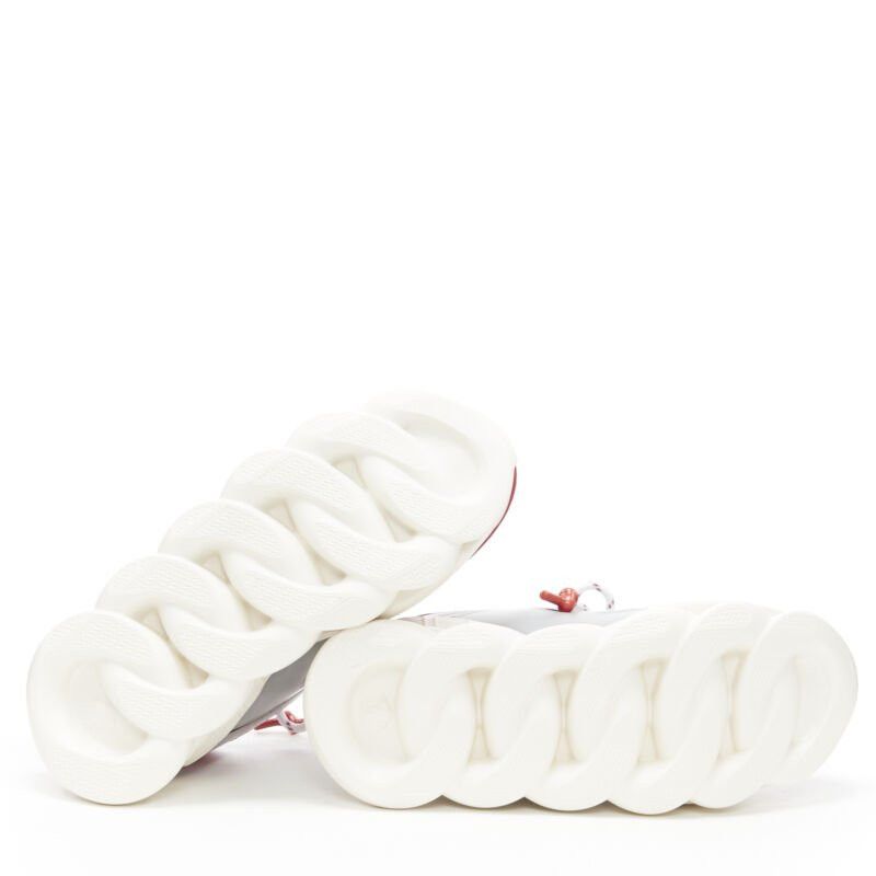 Versace new VERSACE Chain Reaction Red Wild Leopard low chunky sneaker EU38 US5 Size US 5 / EU 37 - 6 Thumbnail