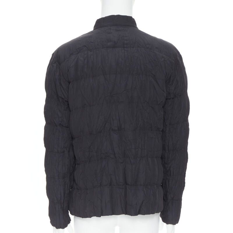 Issey Miyake ISSEY MIYAKE black green reversible pleated crinkled padded jacket L Size US L / EU 52-54 / 3 - 6 Thumbnail