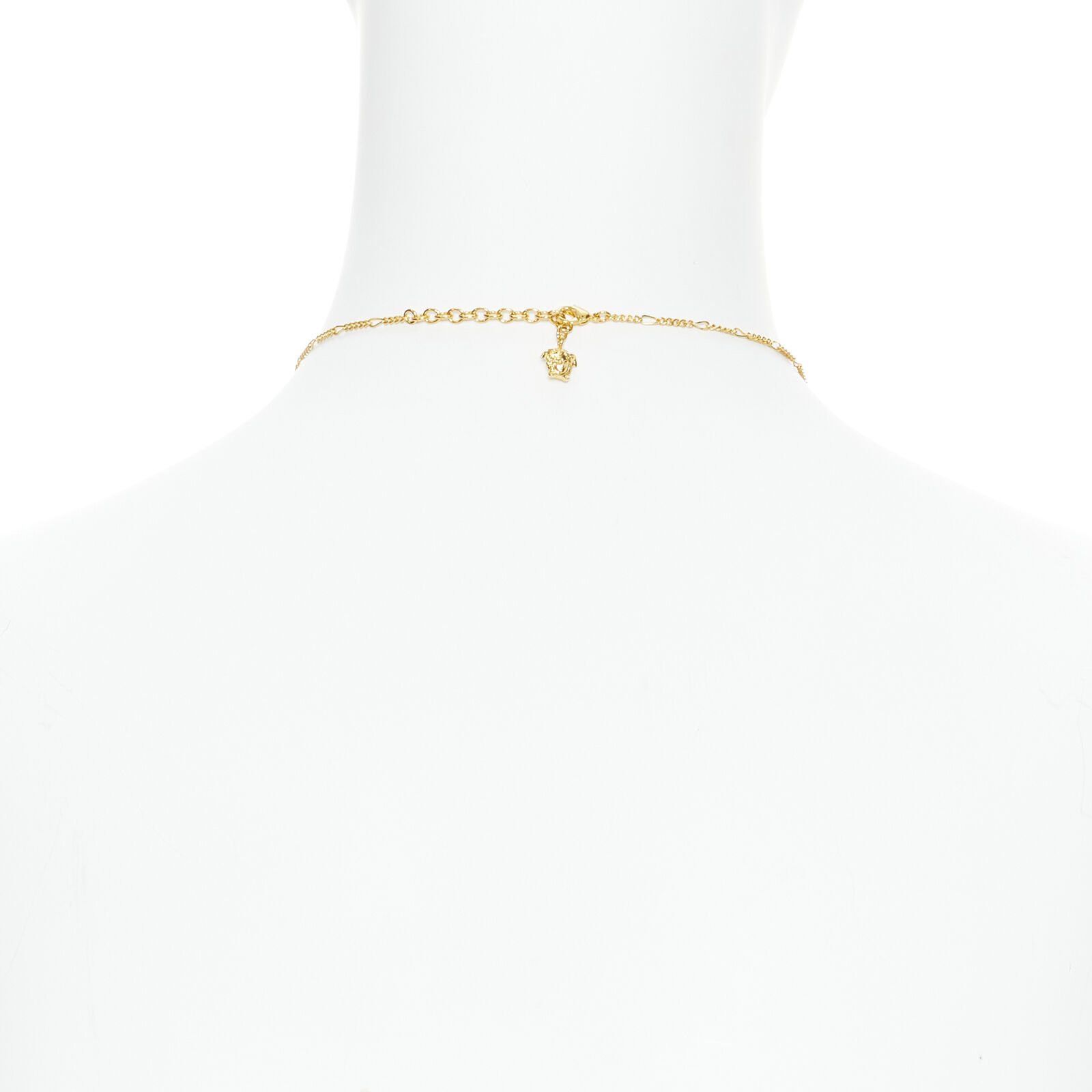 Versace VERSACE Medusa Greca coin medallion gold tone nickel short necklace Size ONE SIZE - 5 Thumbnail