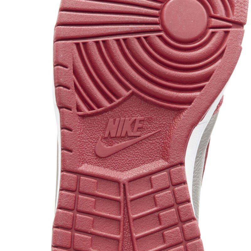 Nike NIKE Dunk High UNLV soft grey university red high top dunk sneaker US8 EU38 Size US 8 / IT 38 - 8 Thumbnail