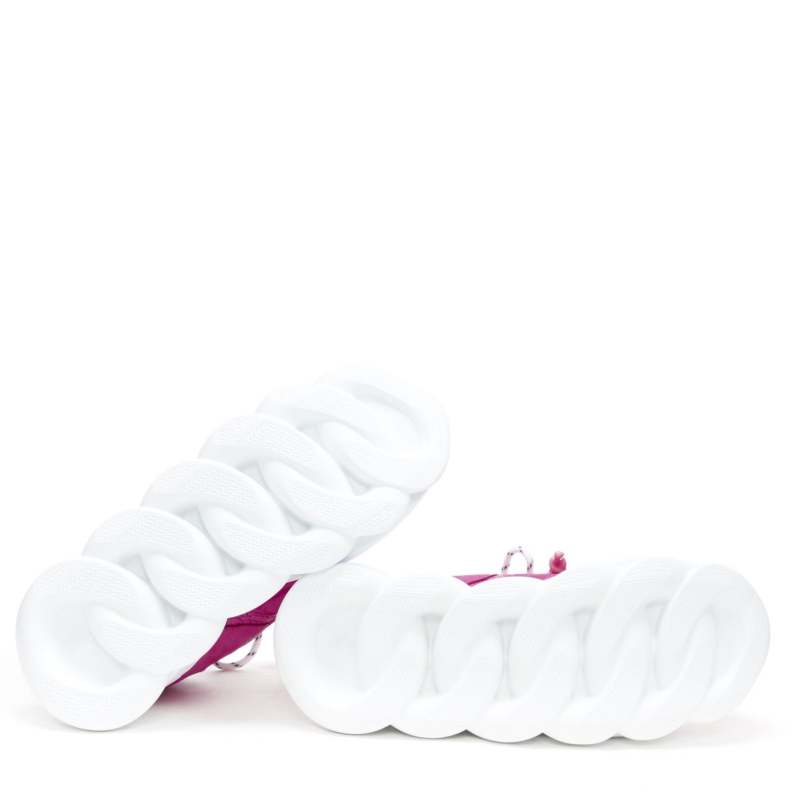 Versace new VERSACE Chain Reaction Blowzy all pink suede low top chunky sneaker EU39 Size US 6 / EU 39 - 12 Thumbnail
