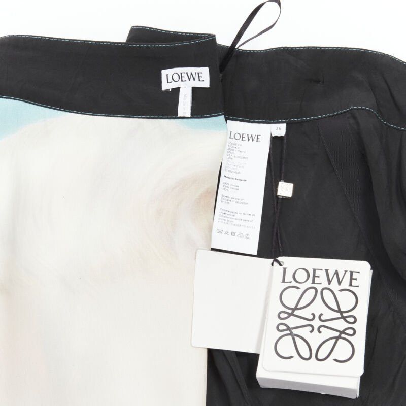 Loewe rare LOEWE Pop Art lady portrait photo print crystal embellished wrap skirt FR36 XS Size 27" / US 4 / IT 40 - 10 Thumbnail