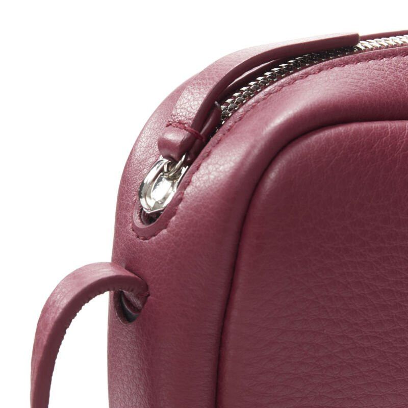 Balenciaga new BALENCIAGA Demna Everyday Camera XS burgundy red logo camera crossbody bag Size ONE SIZE - 9 Thumbnail