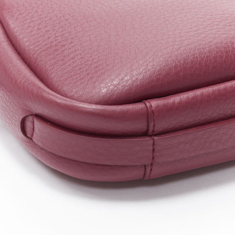 Balenciaga new BALENCIAGA Demna Everyday Camera XS burgundy red logo camera crossbody bag Size ONE SIZE - 10 Thumbnail