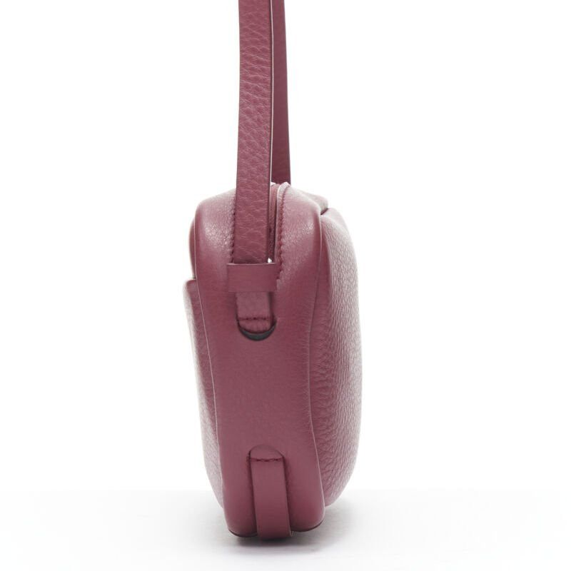 Balenciaga new BALENCIAGA Demna Everyday Camera XS burgundy red logo camera crossbody bag Size ONE SIZE - 4 Thumbnail