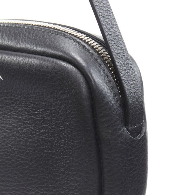 Balenciaga new BALENCIAGA Demna Everyday Camera XS black leather logo print crossbody bag Size ONE SIZE - 8 Thumbnail