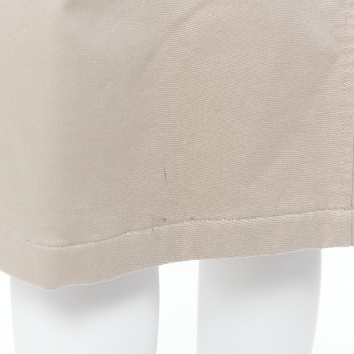 Balenciaga BALENCIAGA Fake Layering black leather beige trench belted coat M Size US M / EU 48-50 / 2 - 8 Thumbnail