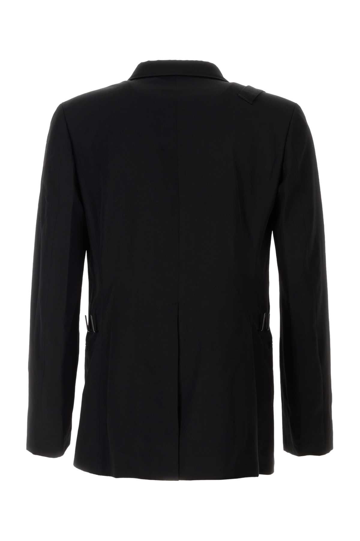 Yohji Yamamoto Black Wool Blazer Size US XL / EU 56 / 4 - 2 Thumbnail