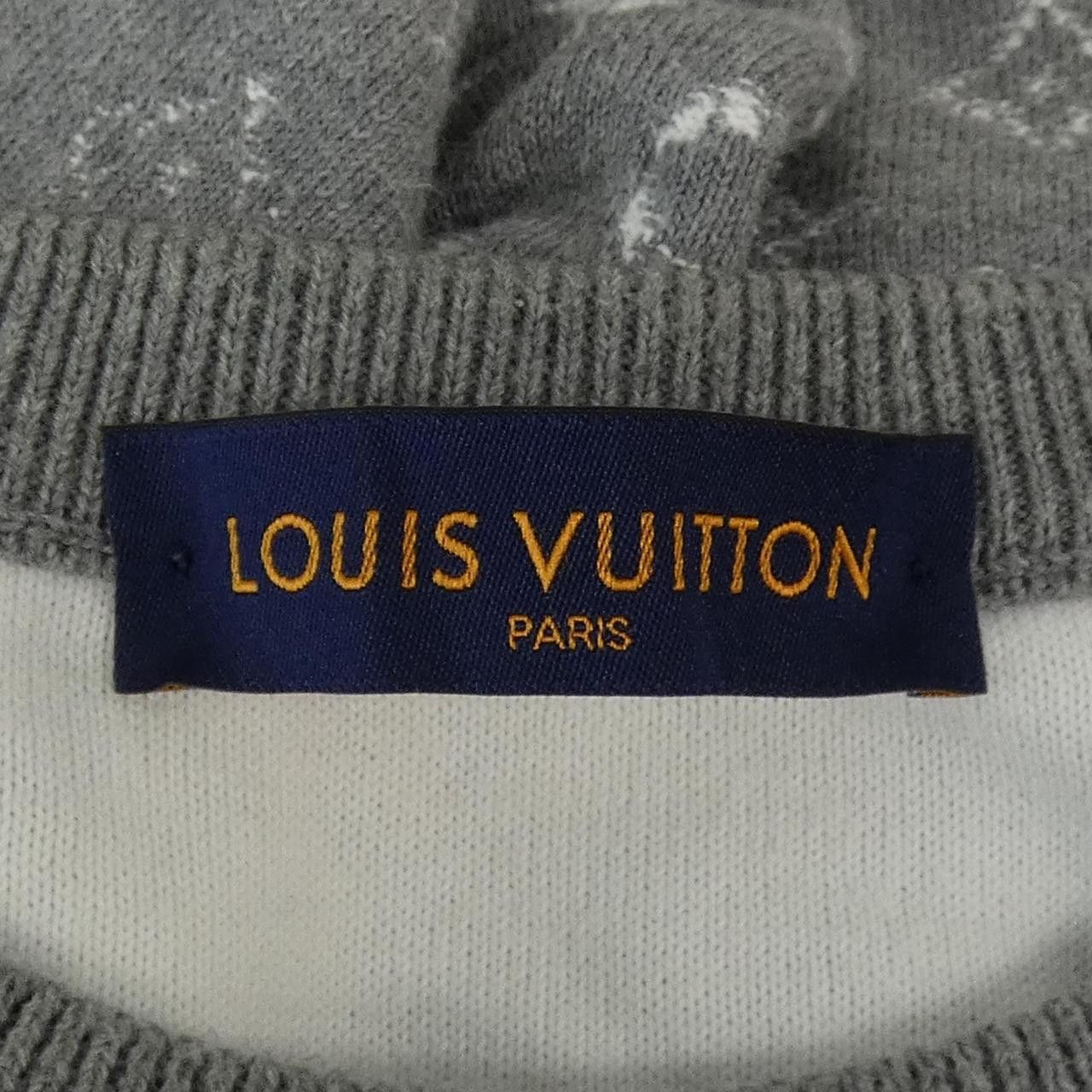 Louis Vuitton Louis Vuitton Louis Vuitton Gradient Monogram Knit Canvas Tops HKN46WUSO DUTY FREE for USA Size ONE SIZE - 4 Thumbnail