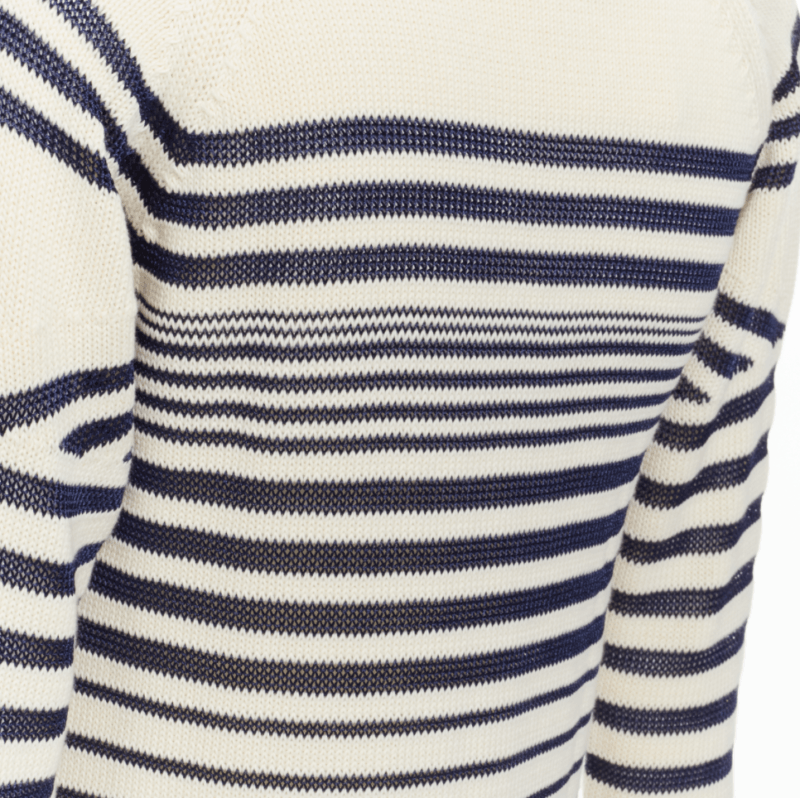 Jean Paul Gaultier new JEAN PAUL GAULTIER vintage Cyber Baba optical stripe sailor sweater S Size S / US 4 / IT 40 - 9 Thumbnail