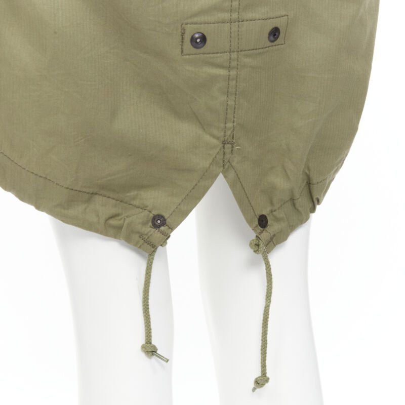 Junya Watanabe JUNYA WATANABE 2010 green cotton fitted waist fisherman parka coat XS Size XS / US 0-2 / IT 36-38 - 10 Thumbnail