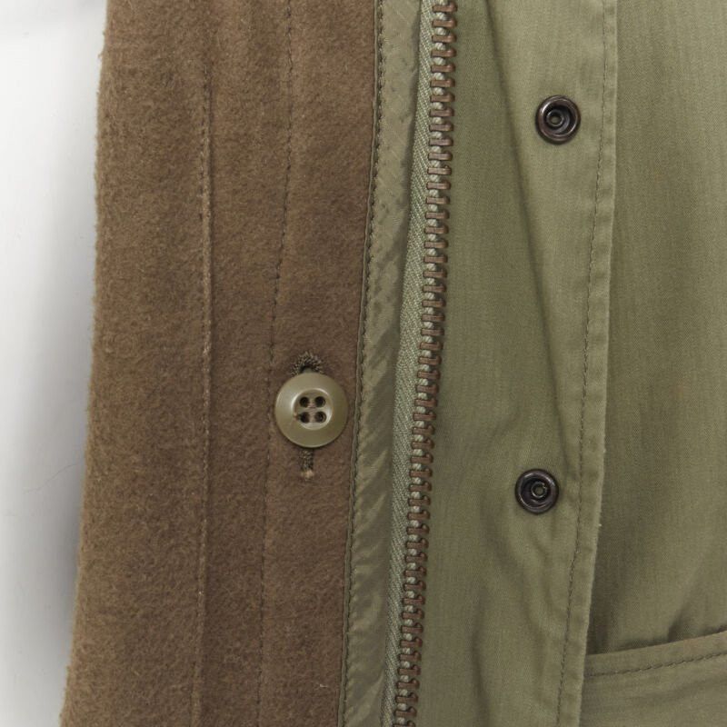 Junya Watanabe JUNYA WATANABE 2010 green cotton fitted waist fisherman parka coat XS Size XS / US 0-2 / IT 36-38 - 9 Thumbnail