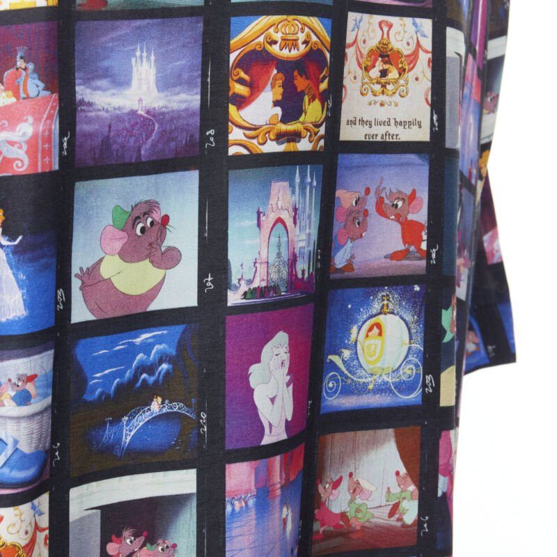 Versace new VERSACE DISNEY Limited Edition Cinderella print short bowling shirt EU42 XL Size US XXL / EU 58 / 5 - 10 Thumbnail