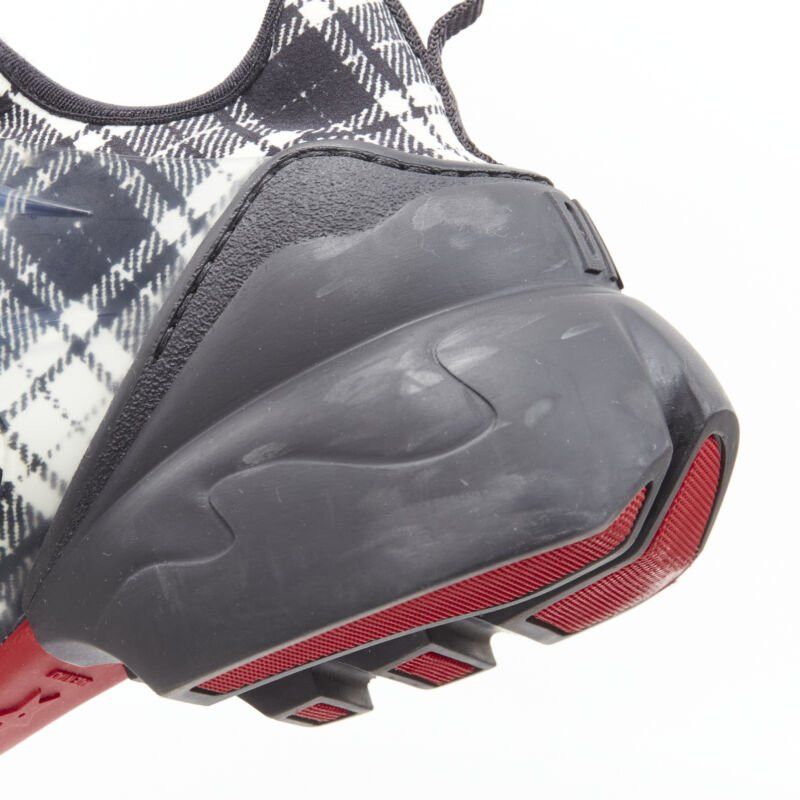 Dior CHRISTIAN DIOR D Connect black white plaid check chunky sole sneaker EU38 US8 Size US 8 / IT 38 - 9 Thumbnail