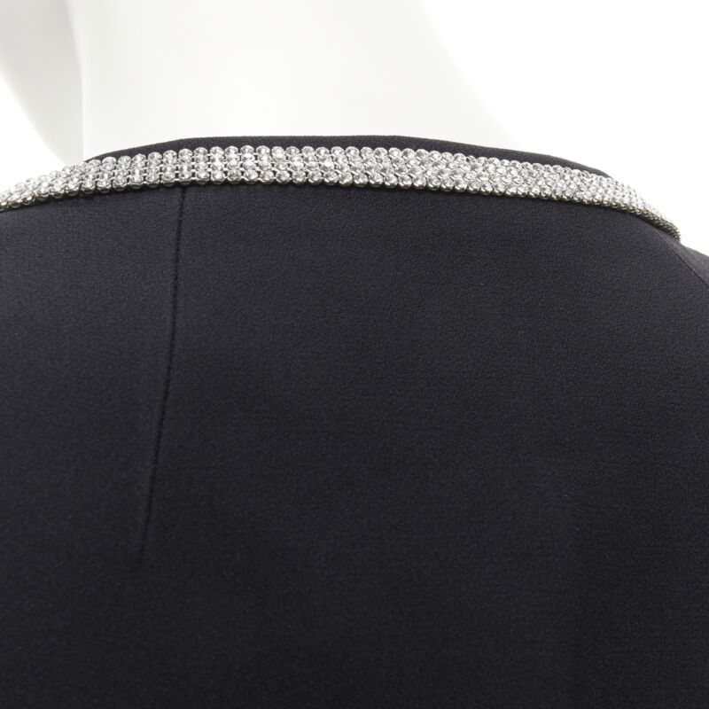 Dolce & Gabbana DOLCE GABBANA black silver crystal rhinestone collar cuff dinner jacket IT36 XS Size XS / US 0-2 / IT 36-38 - 10 Thumbnail