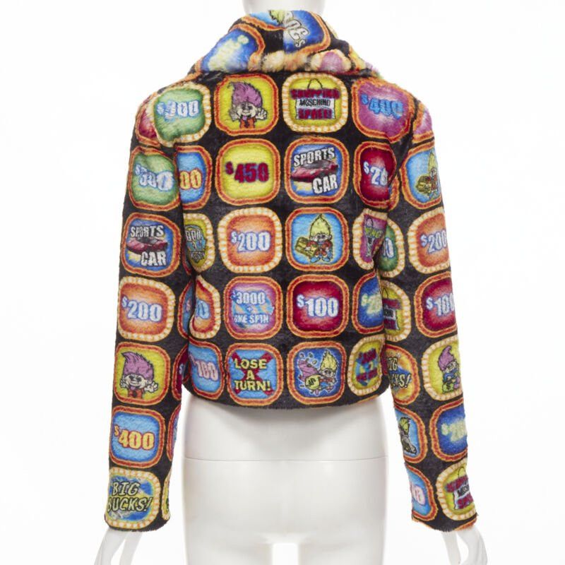 Moschino MOSCHINO Couture! TROLLS 2019 Runway Game Show faux fur jacket IT38 S Size XS / US 0-2 / IT 36-38 - 6 Thumbnail