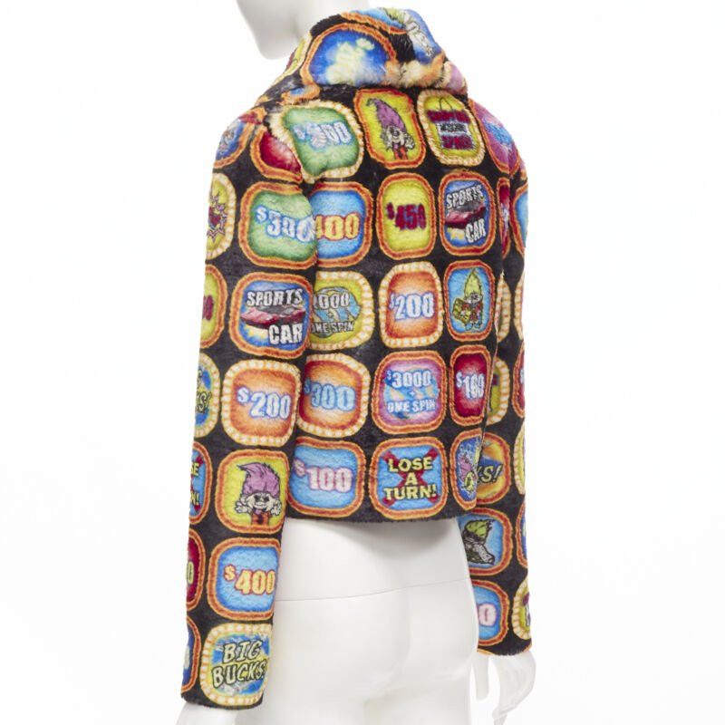 Moschino MOSCHINO Couture! TROLLS 2019 Runway Game Show faux fur jacket IT38 S Size XS / US 0-2 / IT 36-38 - 7 Thumbnail