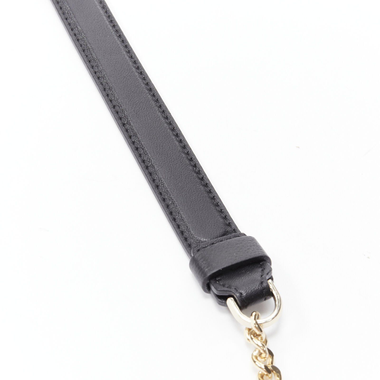Versace VERSACE Vanitas quilted black baroque gold Medusa metal chain crossbody bag Size ONE SIZE - 8 Thumbnail