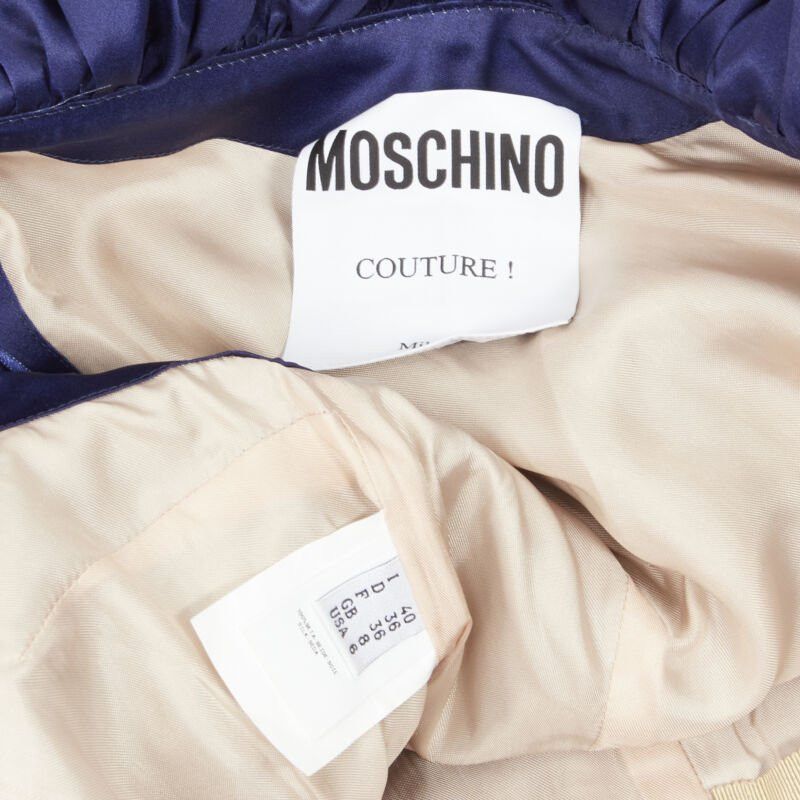 Moschino rare MOSCHINO Couture! 2014 Junk Food Potato Chip ruffle one shoulder gown IT40 Size S / US 4 / IT 40 - 10 Thumbnail