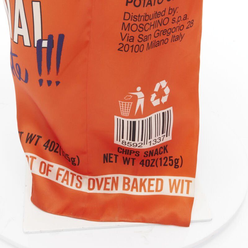 Moschino rare MOSCHINO Couture! 2014 Junk Food Potato Chip ruffle one shoulder gown IT40 Size S / US 4 / IT 40 - 8 Thumbnail