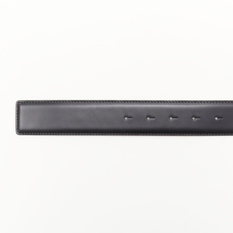 Versace new VERSACE La Medusa Insignia gold oval buckle black leather belt 110cm 42-46" Size ONE SIZE - 8 Thumbnail