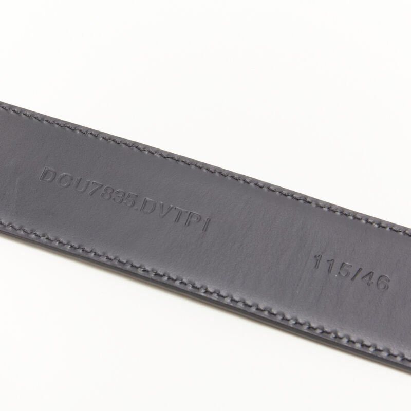 Versace new VERSACE La Medusa Insignia gold oval buckle black leather belt 115cm 44-48" Size ONE SIZE - 10 Thumbnail