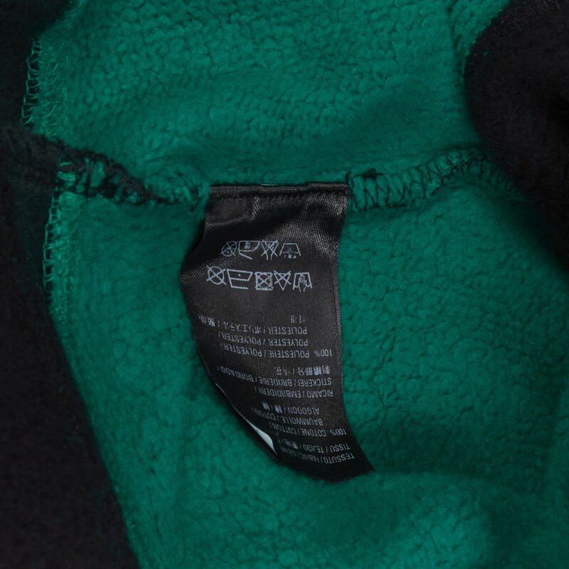 Balenciaga new BALENCIAGA Demna green black striped patchwork checked hoodie sweater M Size US M / EU 48-50 / 2 - 10 Thumbnail