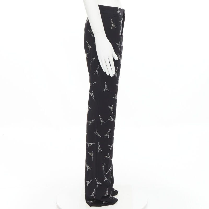 Balenciaga BALENCIAGA Demna 2019 Runway Eiffel Tower crystal trousers pants IT48 M Size US 30 / EU 46 - 4 Thumbnail