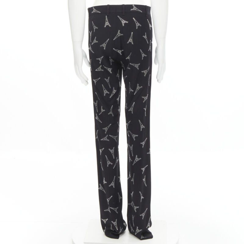 Balenciaga BALENCIAGA Demna 2019 Runway Eiffel Tower crystal trousers pants IT48 M Size US 30 / EU 46 - 5 Thumbnail