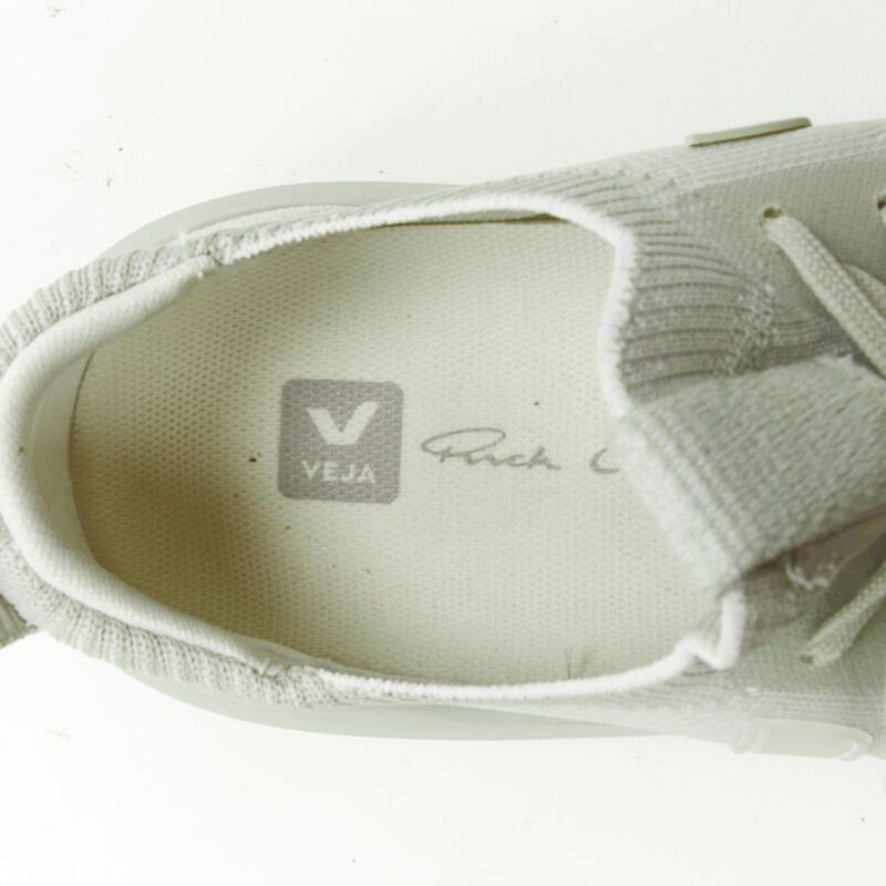 Rick Owens new RICK OWENS VEJA Runner Style 2 V-Knit Oyster grey sneaker EU41 Size US 8 / EU 41 - 10 Thumbnail