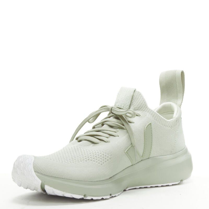 Rick Owens new RICK OWENS VEJA Runner Style 2 V-Knit Oyster grey sneaker EU41 Size US 8 / EU 41 - 5 Thumbnail