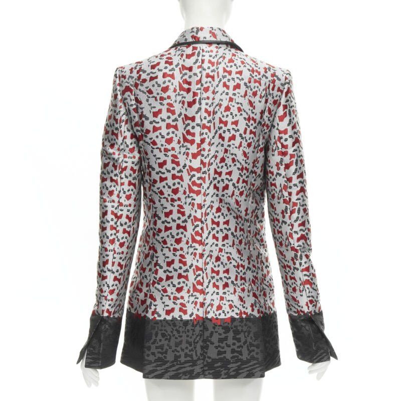 Haider Ackermann new HAIDER ACKERMANN marble blood biais black jacquard blazer jacket FR34 XS Size XS / US 0-2 / IT 36-38 - 5 Thumbnail