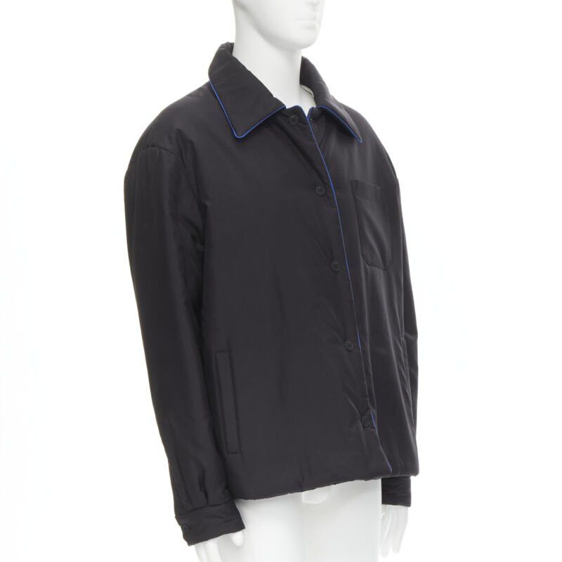 Fendi new FENDI 2021 Reversible 100% silk black white logo padded jacket IT48 M Size US M / EU 48-50 / 2 - 3 Thumbnail
