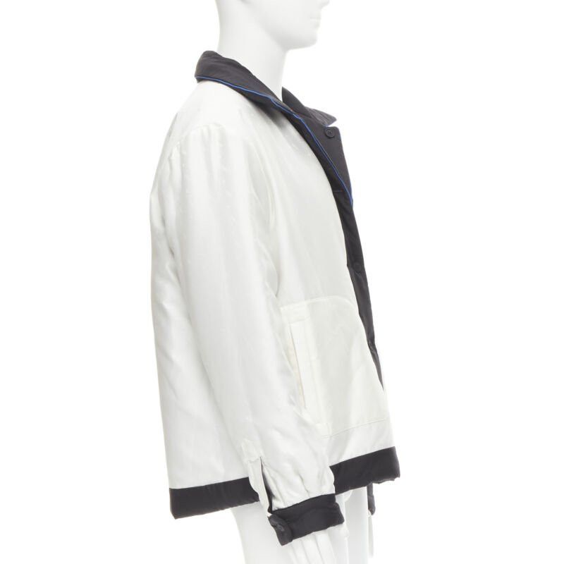 Fendi new FENDI 2021 Reversible 100% silk black white logo padded jacket IT48 M Size US M / EU 48-50 / 2 - 5 Thumbnail