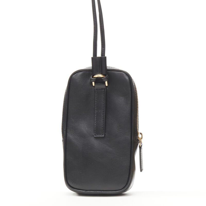 Versace new VERSACE Clash Demi Medusa gold silver split black leather neck crossbody bag Size ONE SIZE - 6 Thumbnail