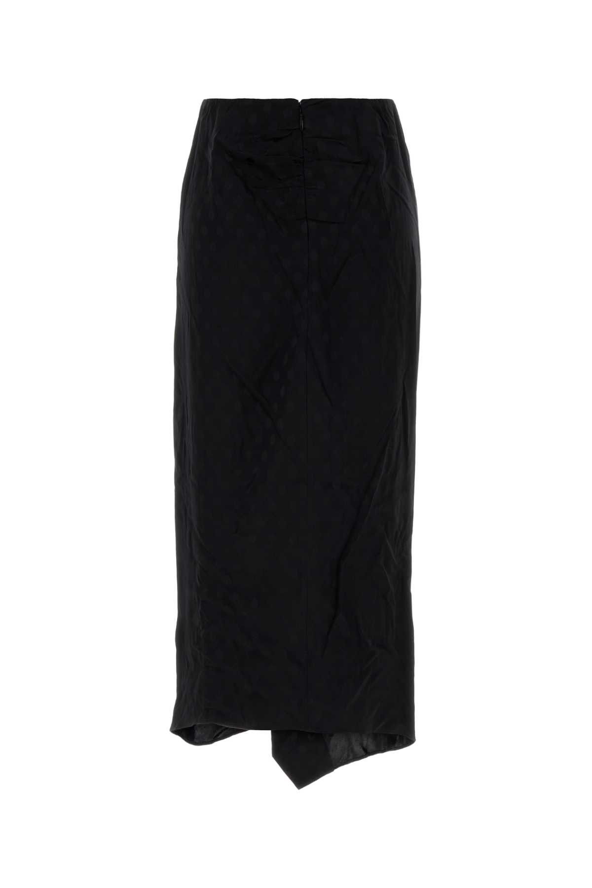 Isabel Marant Black Stretch Silk Breen Skirt Size 27" / US 4 / IT 40 - 2 Thumbnail