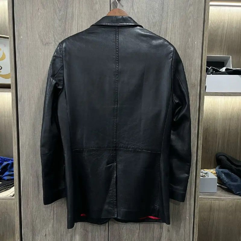 Valentino Valentino Black Leather Women's Jacket 0089 Size XS / US 0-2 / IT 36-38 - 2 Thumbnail