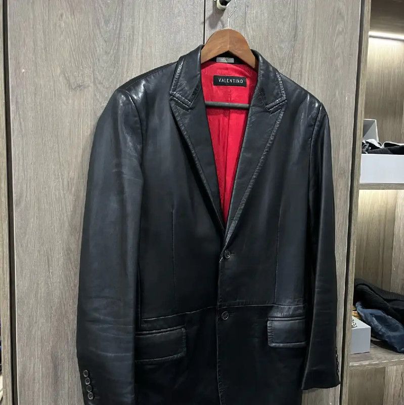 Valentino Valentino Black Leather Women's Jacket 0089 Size XS / US 0-2 / IT 36-38 - 4 Thumbnail