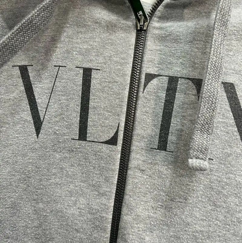 Valentino Valentino Gray Cotton Women's Jacket 0089 Size XS / US 0-2 / IT 36-38 - 2 Thumbnail