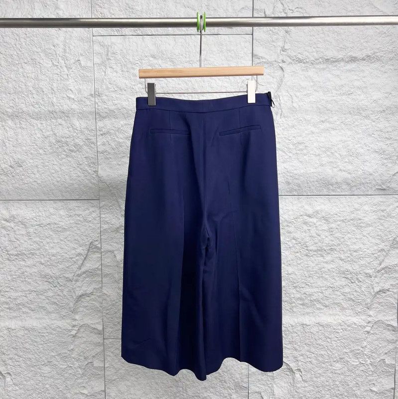 Valentino Valentino Casual Dark Blue Cotton Pants 0089 Size 36" / US 14 / IT 50 - 2 Thumbnail