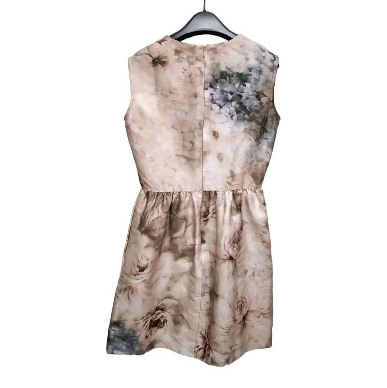 Valentino Valentino Multicolor Floral Print Dress for Summer 0089 Size XS / US 0-2 / IT 36-38 - 2 Thumbnail