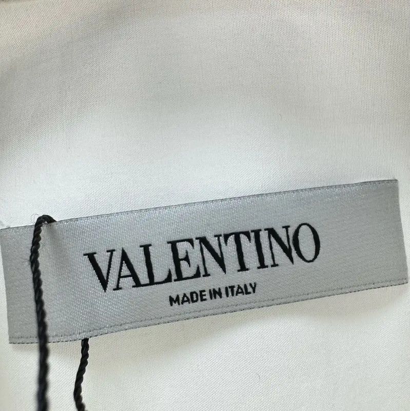 Valentino Valentino White Embroidered Long Sleeve Shirt 0089 Size XL / US 12-14 / IT 48-50 - 6 Thumbnail