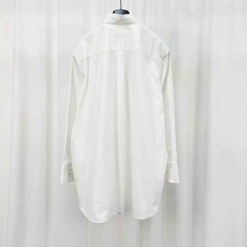 Valentino Valentino White Embroidered Long Sleeve Shirt 0089 Size XL / US 12-14 / IT 48-50 - 2 Thumbnail