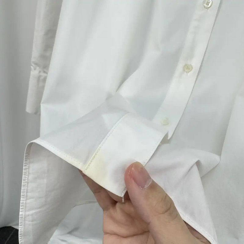 Valentino Valentino White Embroidered Long Sleeve Shirt 0089 Size XL / US 12-14 / IT 48-50 - 5 Thumbnail