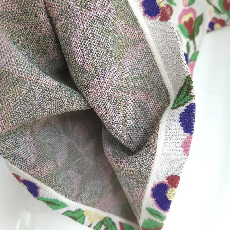 Valentino Valentino Colorful Cotton Floral Short Sleeve Top 0089 Size M / US 6-8 / IT 42-44 - 6 Thumbnail