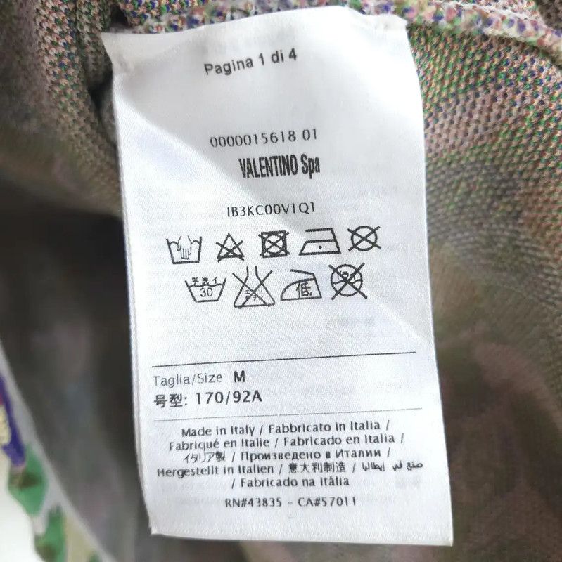 Valentino Valentino Colorful Cotton Floral Short Sleeve Top 0089 Size M / US 6-8 / IT 42-44 - 4 Thumbnail
