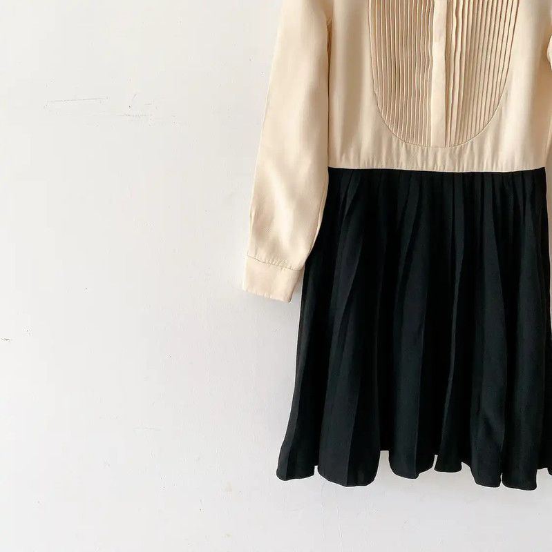 Valentino Valentino Colorblock Long Sleeve Dress 0089 Size M / US 6-8 / IT 42-44 - 4 Thumbnail